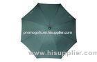 46 Inch Green Custom Printed Advertising Umbrellas Crutch For Old Man