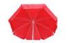 Advertising Sun Beach Umbrella / 220cm Solid Durable For Corporate