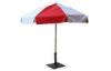 180cm Sun Beach Solid Umbrella With Safety Printed Aluminium Frame