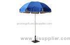 40 Inch Solid Sun Beach Umbrella UV Protection With Strong Metal Pole