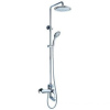 Exposed Bath Shower Faucet with Shower Kit for Wall Mounted