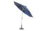 270cm Blue Outdoor Patio Umbrella Aluminium With Crank For Company