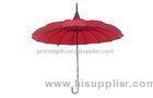 Durable Wedding Parasol Umbrellas , 46 Inch Red Pagoda For Lady