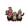 5 Foot Christmas Inflatable Penguins Family
