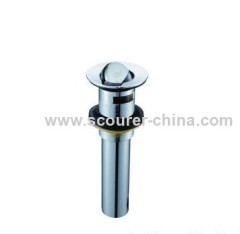 Chrome plating Brass Pop-up Waste Drainer