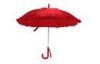 Outdoor Kids Rain Umbrellas / 17 Inch Red Personalized For Children