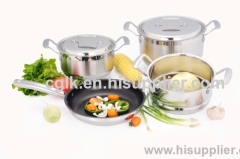 Stainless Steel Cookware 6 PCS SET