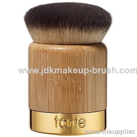 Top quality long handle bamboo kabuki brush,bamboo handle kabuki makeup/cosmetic brush