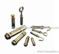 Heavy-duty Shield Anchors with Hook and Hex Bolt