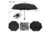 42 Inch Arc Sunshade LED Light Umbrella , 3 Folding Safety LED Handle