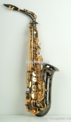 black nickel plated alto saxophone