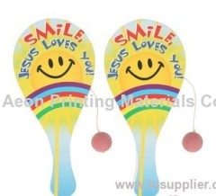 Heat transfer printing foils for children beach racket toys /Children beach toys