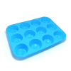 12-cavity silicone cake and candy baking molds