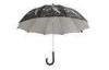 46 Inch Arc Fashion Rain Umbrellas For Advertising , Silver Coating