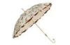 23 Inch Straight Fashion Rain Umbrellas With Luxury Printing Flower