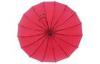 23 Inch Fashion Rain Red Umbrellas With PU Handle For Wedding