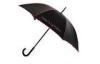 95cm Two Layers Fashion Rain Umbrellas , Walking Stick Straight Umbrella