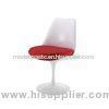 ABS Italian Tulip Plastic Dining Chairs , Movable Plastic Bar Chairs