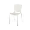 White Italy Plastic Dining Chairs , Polycarbonate Ami Ami Chair