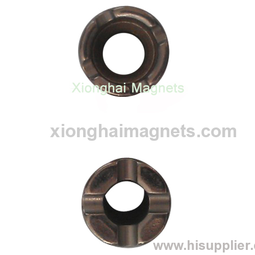 Supplier Black Nickle Diameter magnetic Neodymium Magnets Rare Earth N35 Cylinder D18-d8*40-D11.6/13.3*7-2.2*2mm