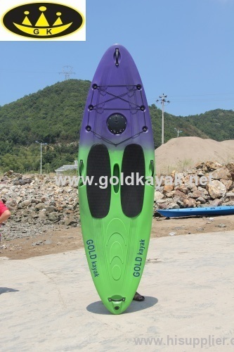 plastic surfboard PE material one person paddle board