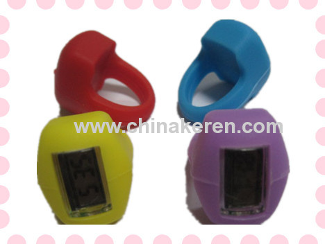 Fashion Multifunction silicoen nger ring wetch