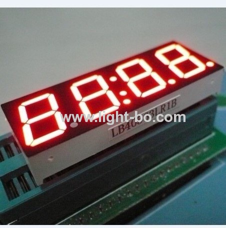 4 digit 0.56 inches Common Cathode Ultra bright Red 7 Segment LED Display