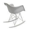 Reusable PP ABS Chair , Reusable Replica Eames Rocking Chair