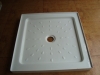 Square arc acrylic shower tray with waterlip 07