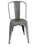 Solid Gray Tolix Bar Stool Chairs For Restaurant Club , UV Protection