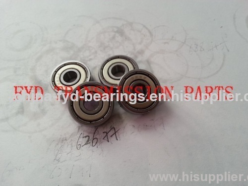 626ZZ Bearing 6x19x6 Shielded Miniature Ball Bearings 623zz-624zz-625zz-626zz-627zz-628zz-629zz