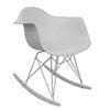 Rocking Outdoor Stackable Plastic Chairs , Eames Plastic Chairs