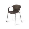 PP Nap Plastic Chair With Armrest , Comfortable Scratchproof