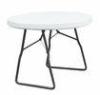 Light Weight White Round Foldable Plastic Tables For Living Room