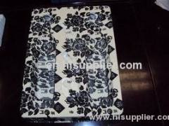 Fashionable new design PVC/PET/PP/PS material plastic flocking tray