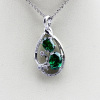 Fashions 925 Silver Cubic Zircon Pendant Jewelry