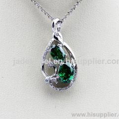 Fashions 925 Silver Cubic Zircon Pendant Jewelry