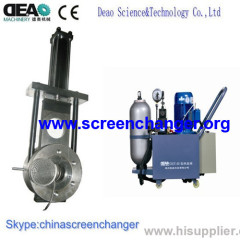 plastic polymer filter screen changer