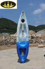 single sit-on-top kayak with PE material