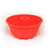 hot red silicone bundt cake baking molds