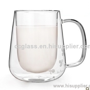 Creative Thicken Heat Resistant Double Wall Glass Mugs