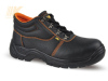 Black Action Leather Steel S1P Safety Boots