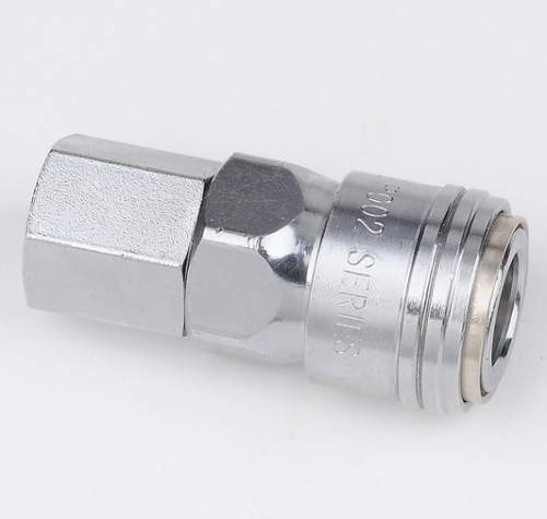 Single Handed Female Quick Coupling With Nickle Plated