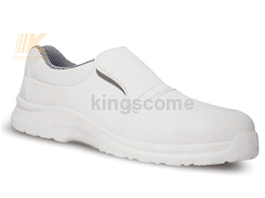 White Micro fibre Leather Steel S2 Safety Shoes