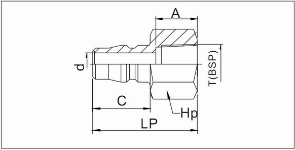 Japan Type Quick Coupling With Female Plug