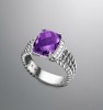 inspired jewelry 925 sterling silver 10x8mm amethyst petite wheaton ring