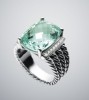fashion brand inspired jewelry sterling silver 16x12mm prasiolite wheaton ring