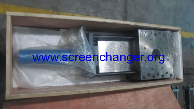 Hydraulic screen changer/melt filter