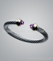 designer inspired jewelry 7mm amethyst color classics bracelet