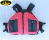 life vest used on kayak or other water sports very safety